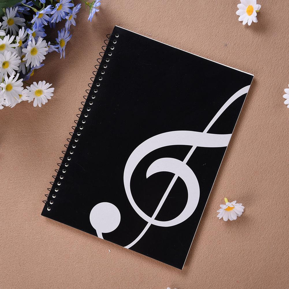 50ページ音楽シートスパイラルノートブックスターヴスタッフ原 - Blank Sheet Music Notebook のレビューと価格