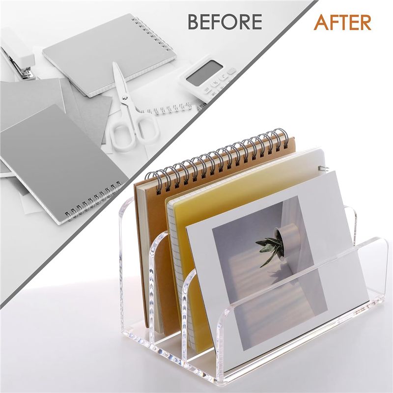 Voltvibe-3：透明アクリル製のファイルホルダー。透明 - Clear Acrylic Book Stand Holder のレビューと価格