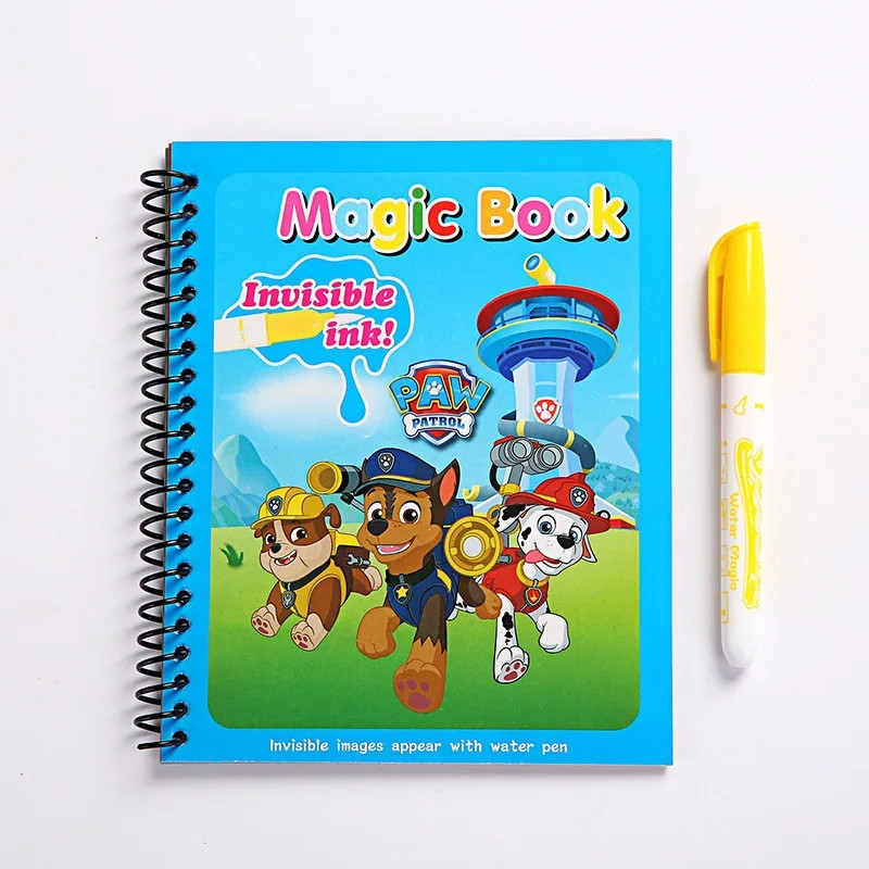 パウ・パトロール 再利用可能なマジックウォーターペイント塗り - Reusable Water Magic Coloring Book のレビューと価格